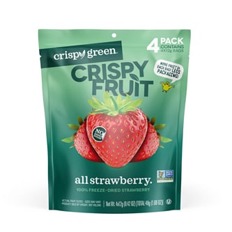 Crispy Green Freeze-Dried Strawberry