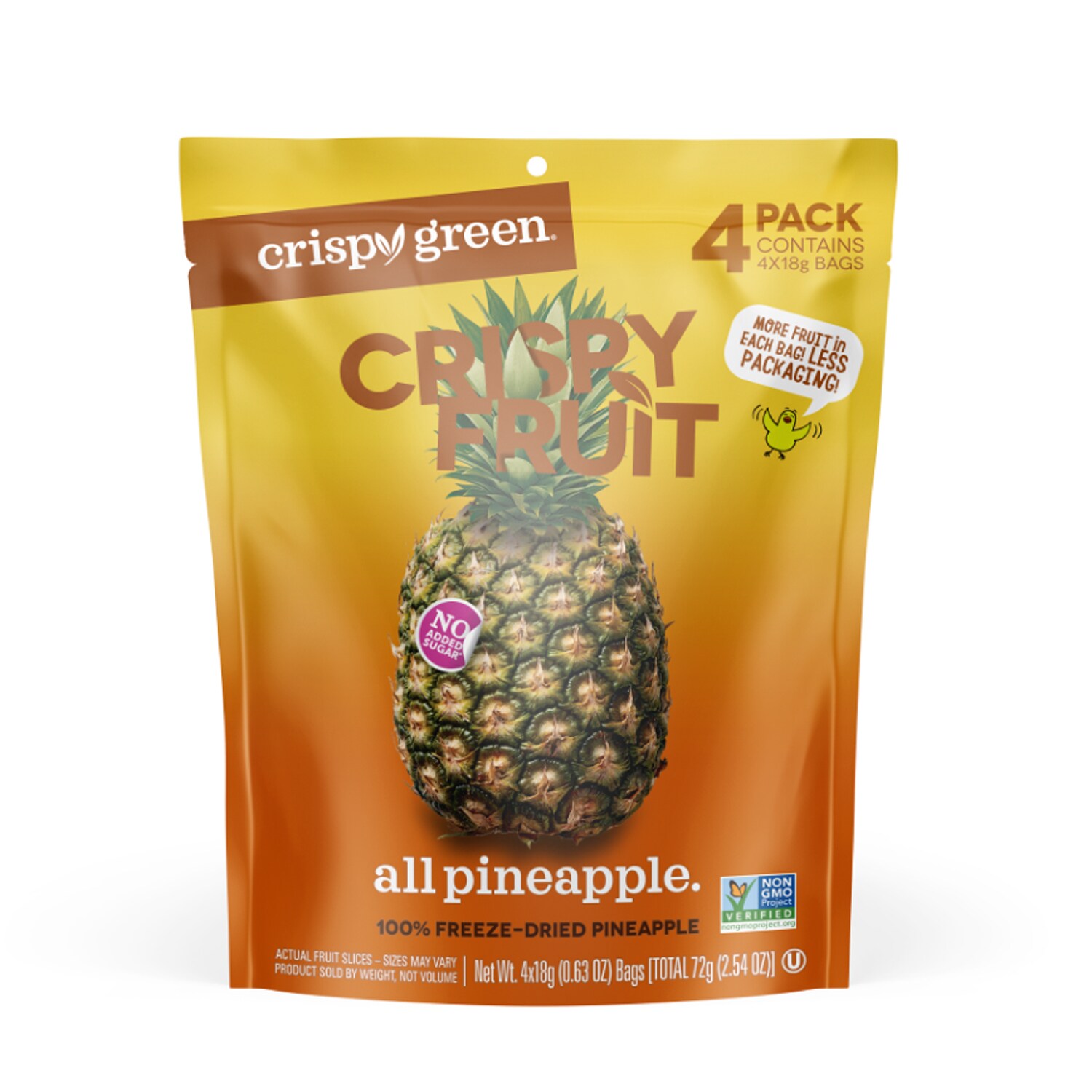 Crispy Green Freeze-Dried Pineapple