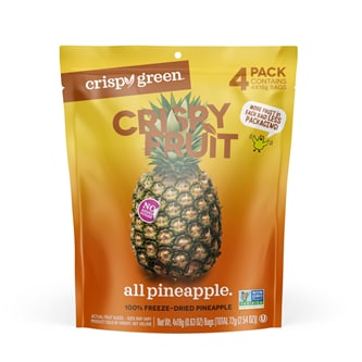 Crispy Green Freeze-Dried Pineapple
