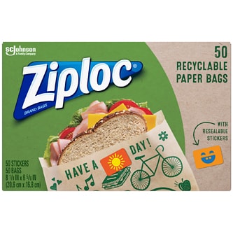 Ziploc Recyclable Paper Bags