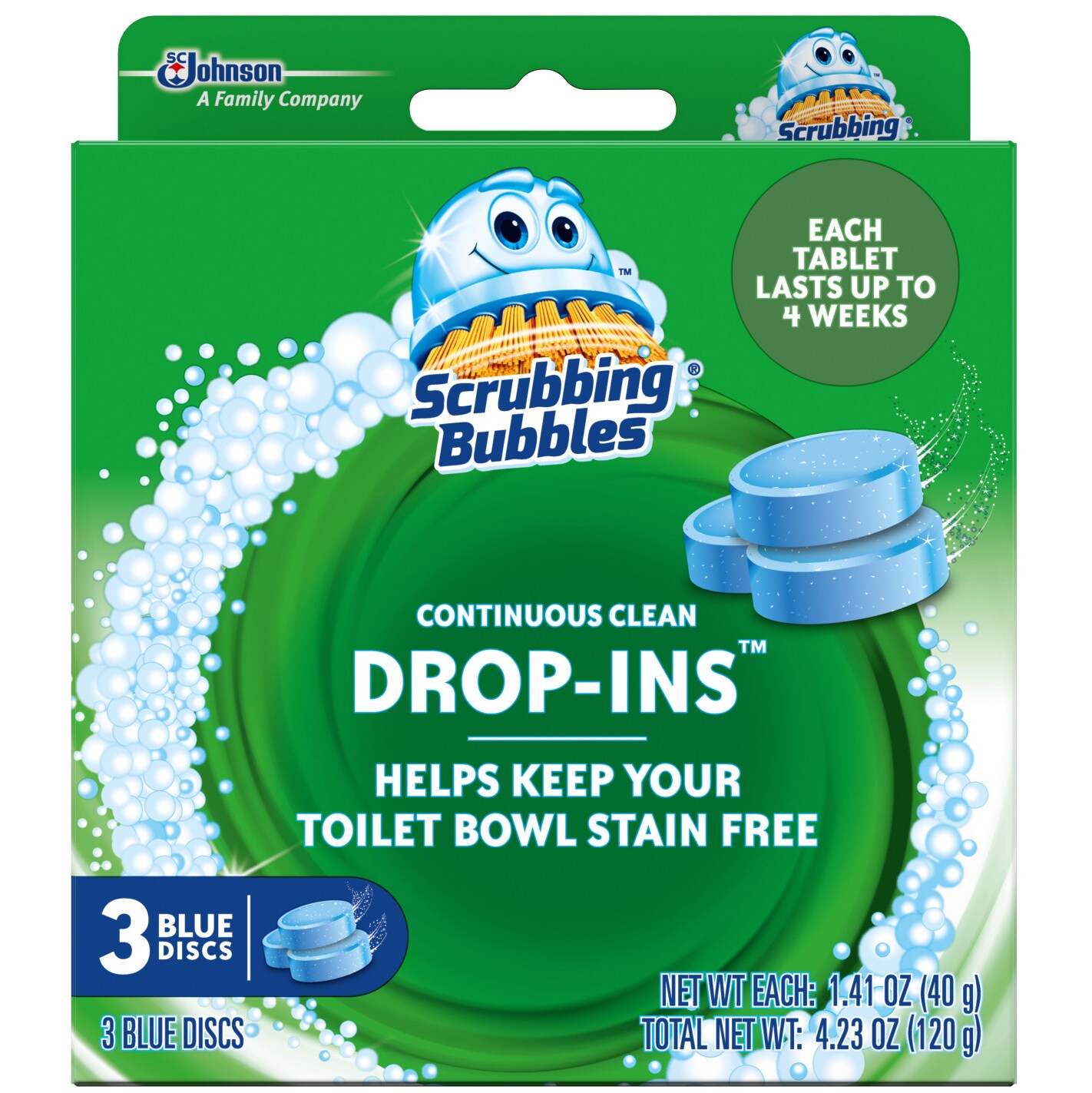 Scrubbing Bubbles Drop-Ins Toilet Cleaning Tablets
