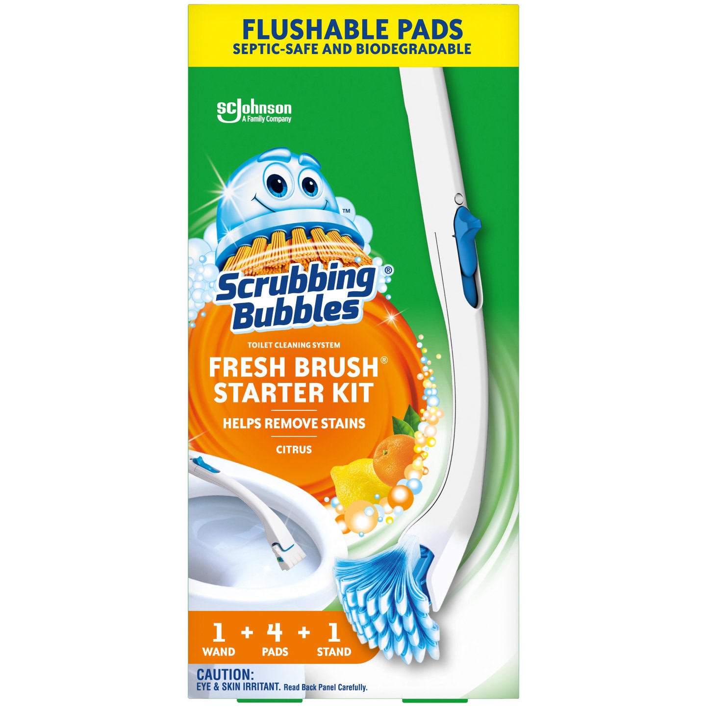 Scrubbing Bubbles Fresh Brush Starter Kit, Citrus