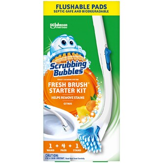 Scrubbing Bubbles Fresh Brush Starter Kit, Citrus