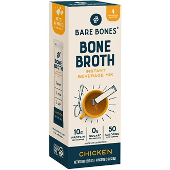 Bare Bones Instant Bone Broth Mix, Chicken