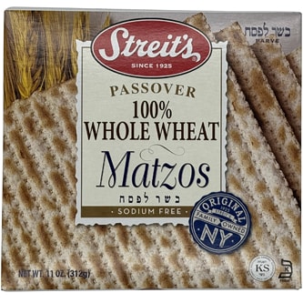 Streit's Passover 100% Whole Wheat Matzos
