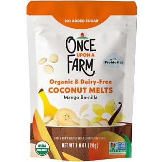Once Upon a Farm Organic Coconut Melts, Mango Ba-nilla