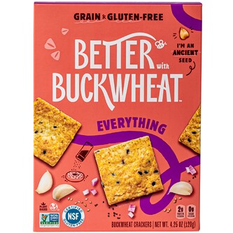 Better with Buckwheat Snack Crackers, Everything