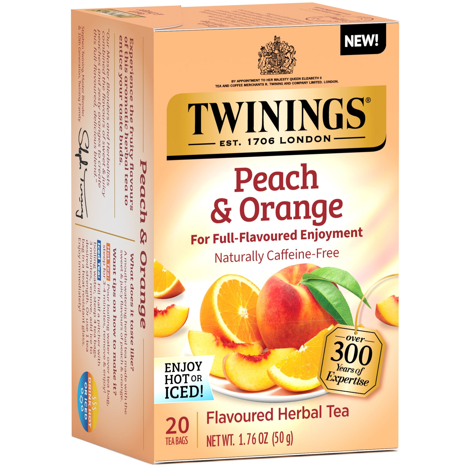 Twinings Peach & Orange Herbal Tea