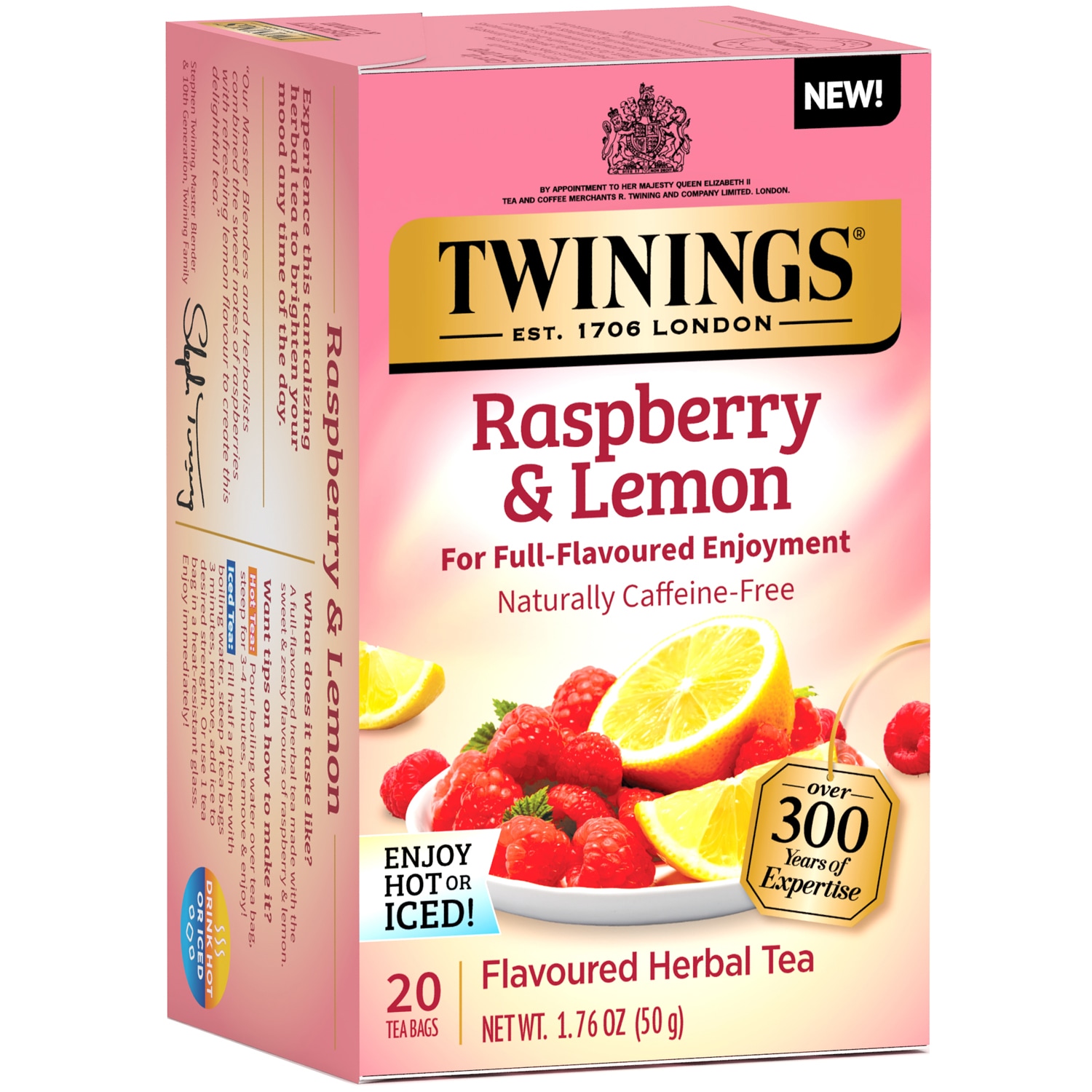 Twinings Raspberry & Lemon Herbal Tea