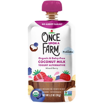 Once Upon a Farm Organic Coconut Yogurt Alternative, Mixed Berry