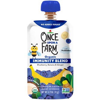 Once Upon a Farm Organic Immunity Blend, Blueberry, Banana & Ginger
