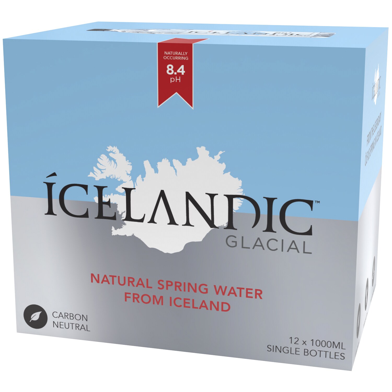 Icelandic Glacial Natural Spring Water, Plastic Bottles