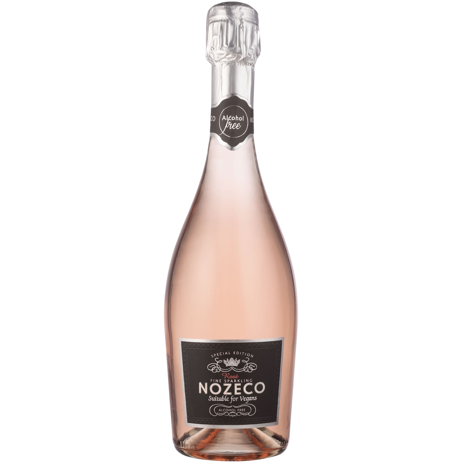 Nozeco Non-Alcoholic Sparkling Brut Rosé, Glass Bottle