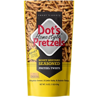 Dot's Homestyle Pretzels Seasoned Pretzel Twists, Honey Mustard