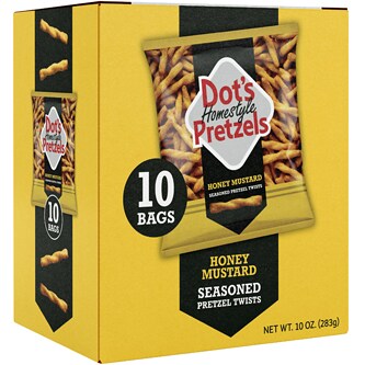 Dot's Homestyle Pretzels Seasoned Pretzel Twists Multi-Pack, Honey Mustard
