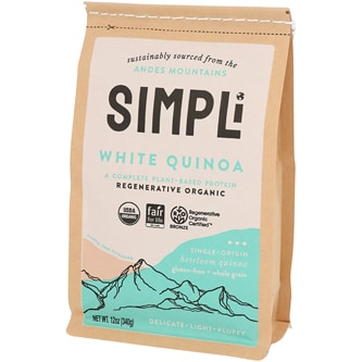 SIMPLi Regenerative Organic White Quinoa