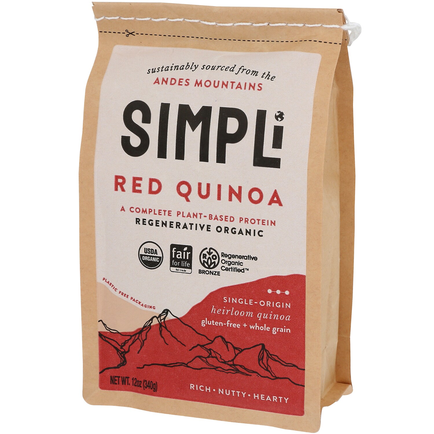 SIMPLi Regenerative Organic Red Quinoa