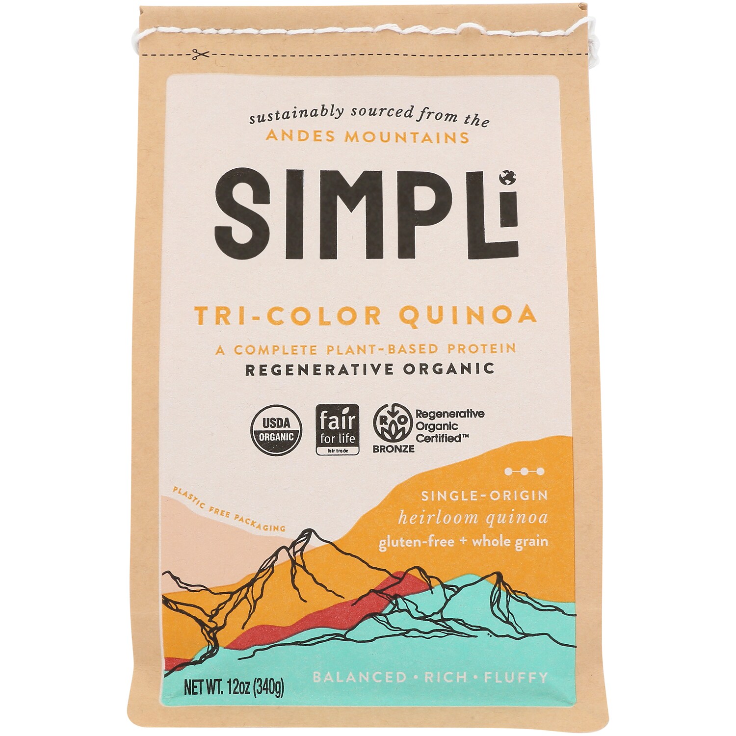 SIMPLi Regenerative Organic Tri-Color Quinoa