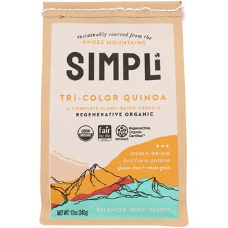 SIMPLi Regenerative Organic Tri-Color Quinoa