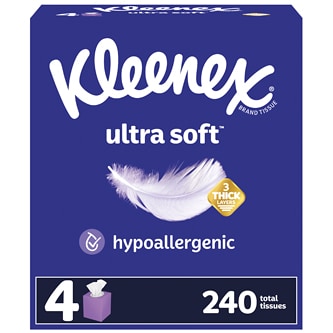 Kleenex Ultra Soft Facial Tissues