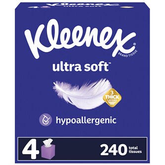 Kleenex Ultra Soft Facial Tissues