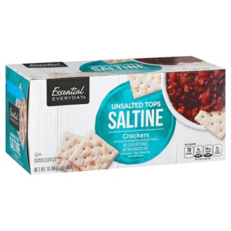Essential Everyday Unsalted Saltine Crackers