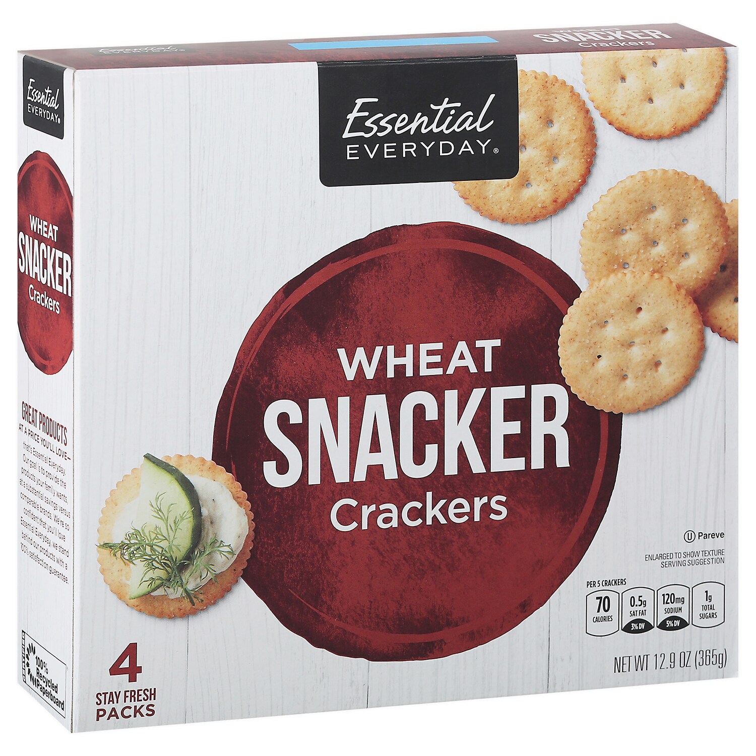Essential Everyday Snacker Wheat Crackers