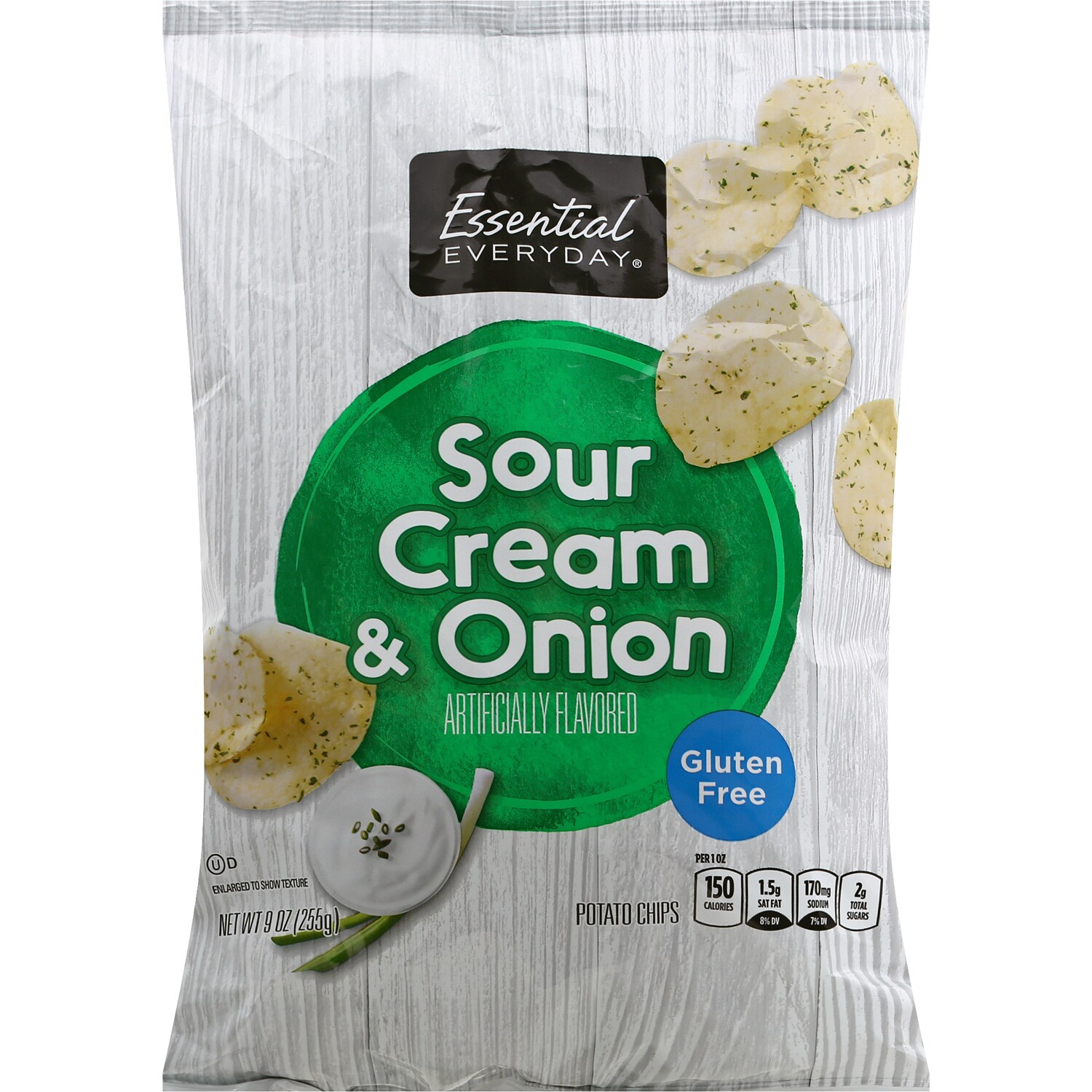 Essential Everyday Potato Chips, Sour Cream & Onion