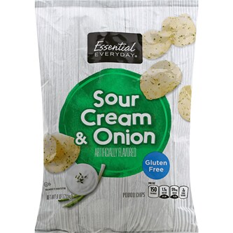 Essential Everyday Potato Chips, Sour Cream & Onion