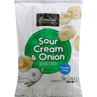 Essential Everyday Potato Chips, Sour Cream & Onion
