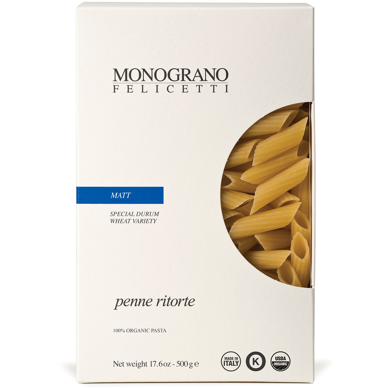 Matt Penne Ritorte Pasta