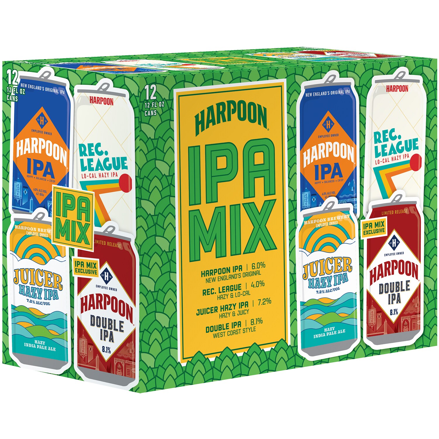 Harpoon IPA Variety, Cans