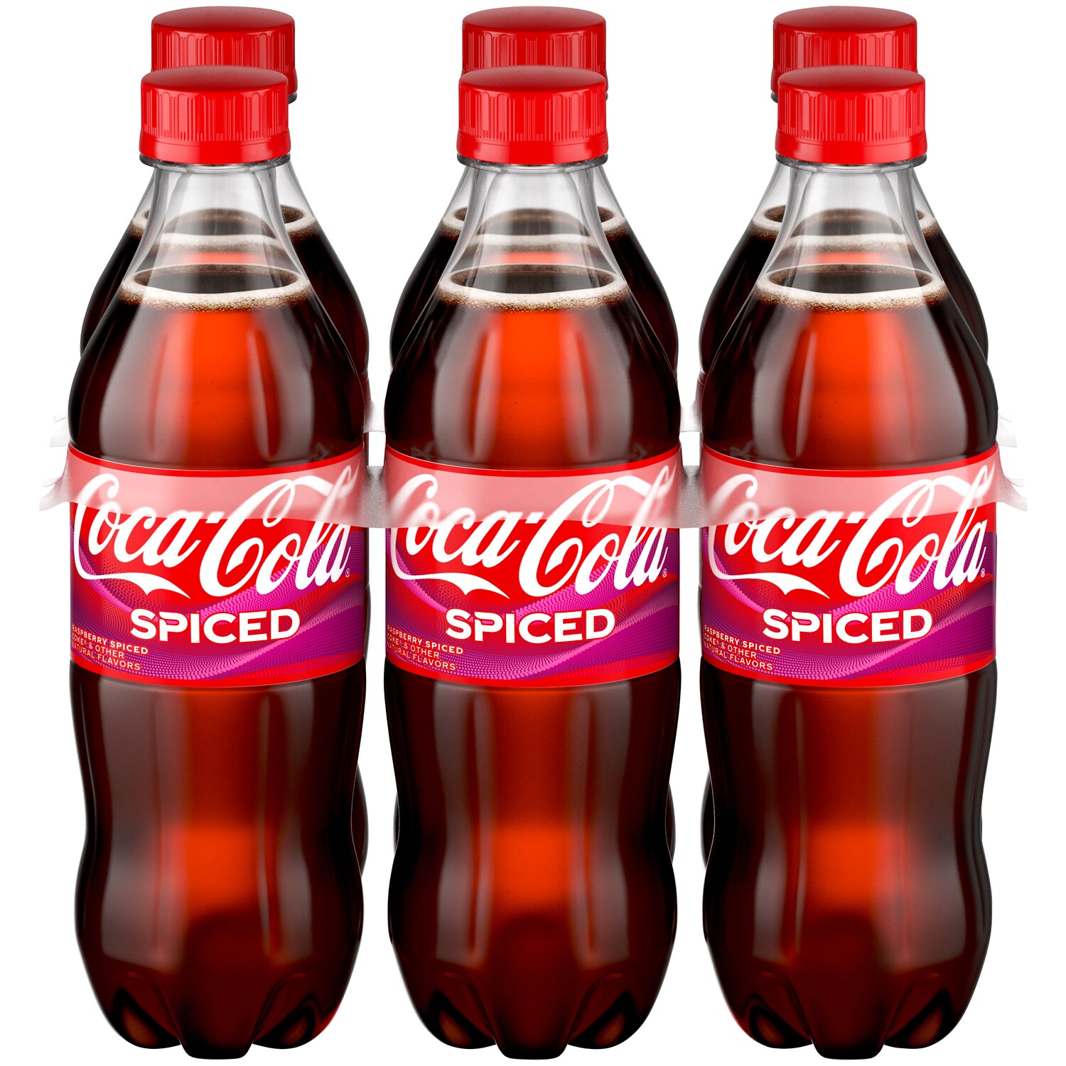 Coca-Cola Coke, Spiced, Plastic Bottles