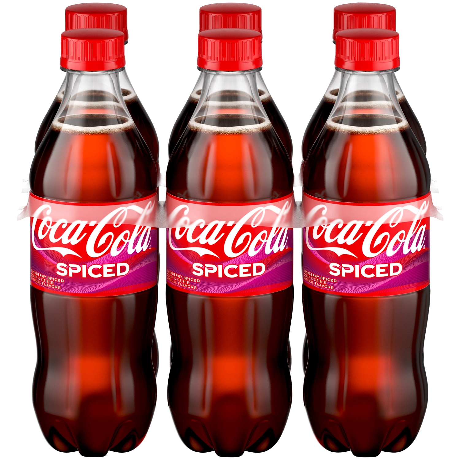 Coca-Cola Coke, Spiced, Plastic Bottles