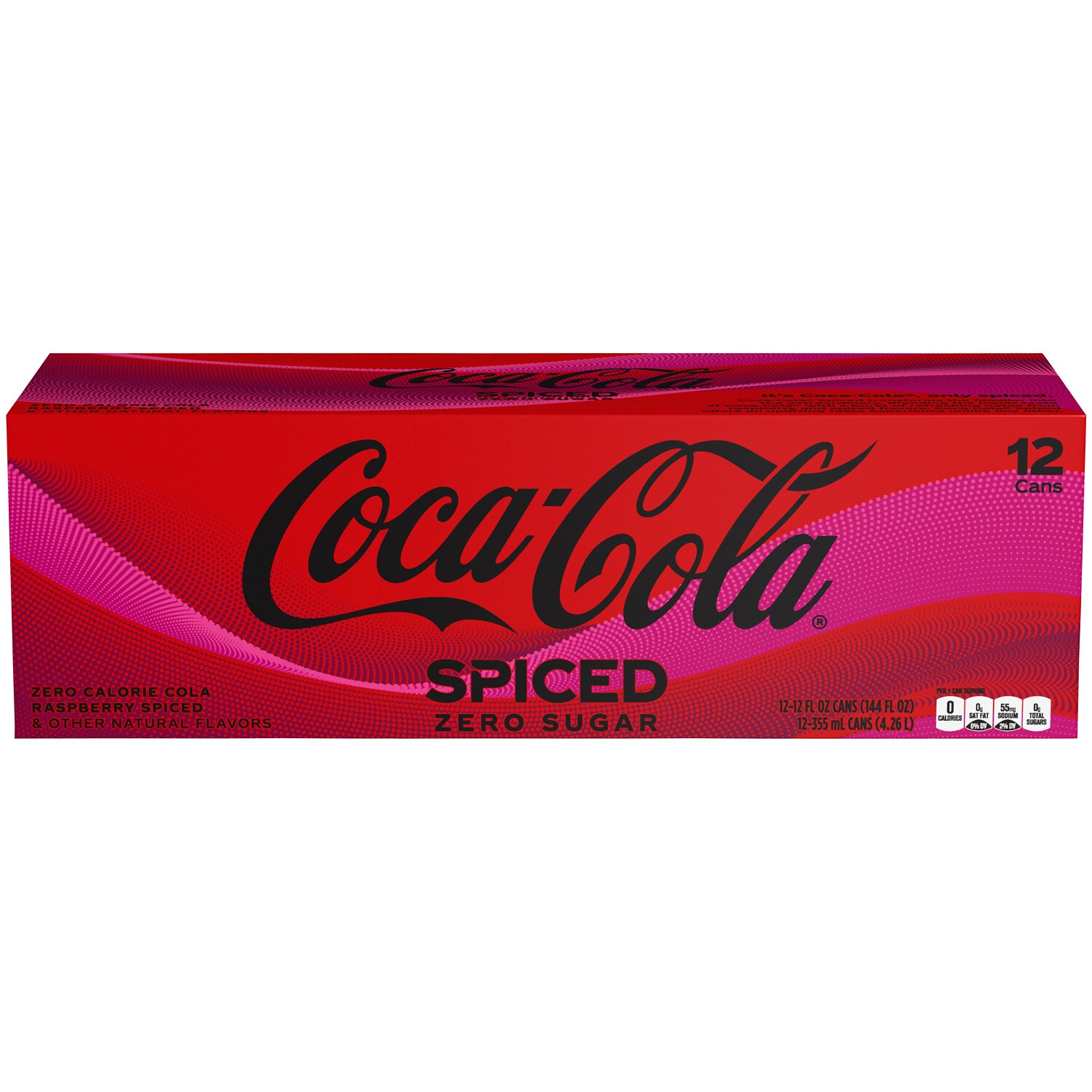 Coca-Cola Zero Sugar Coke, Spiced, Cans