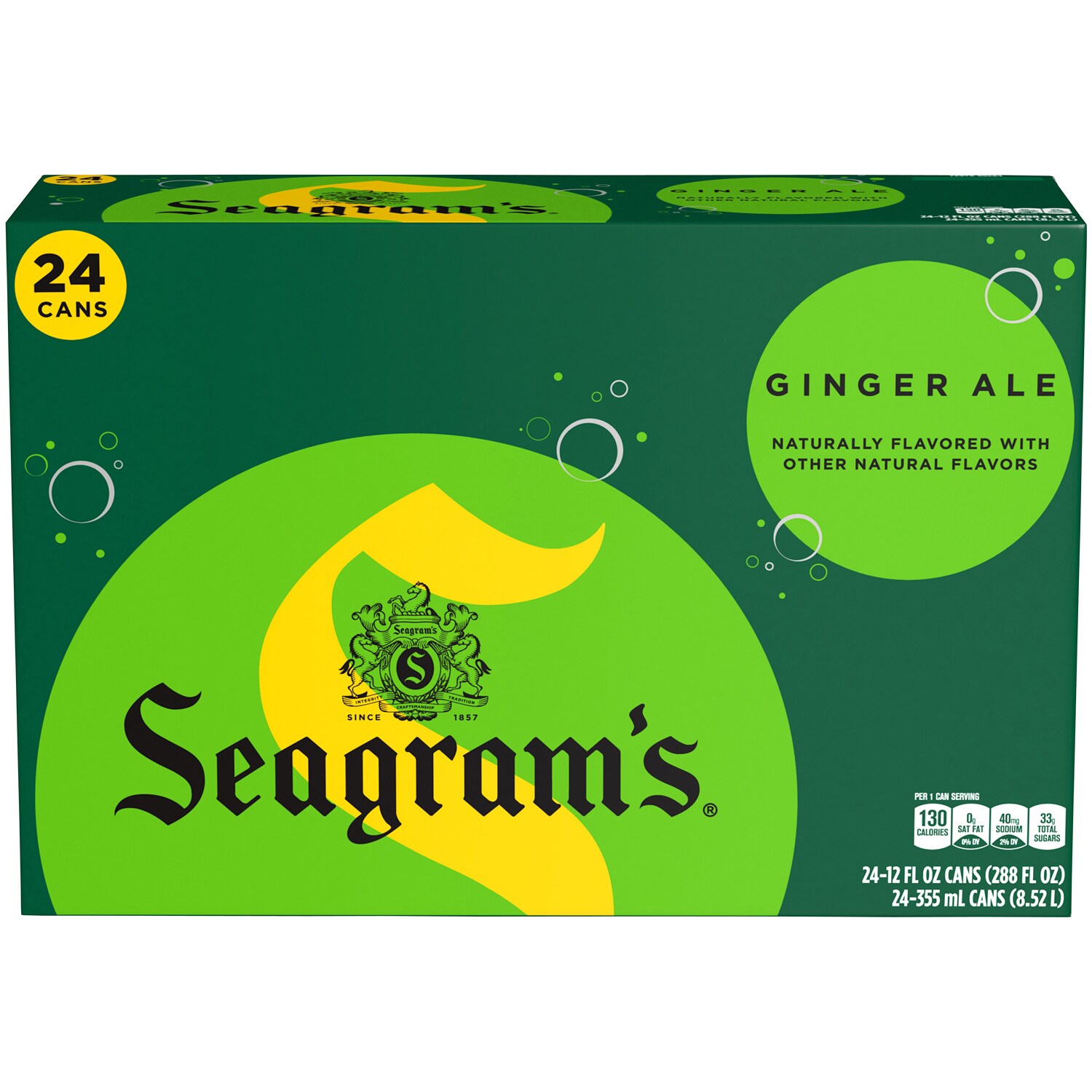 Seagram's Ginger Ale, Cans
