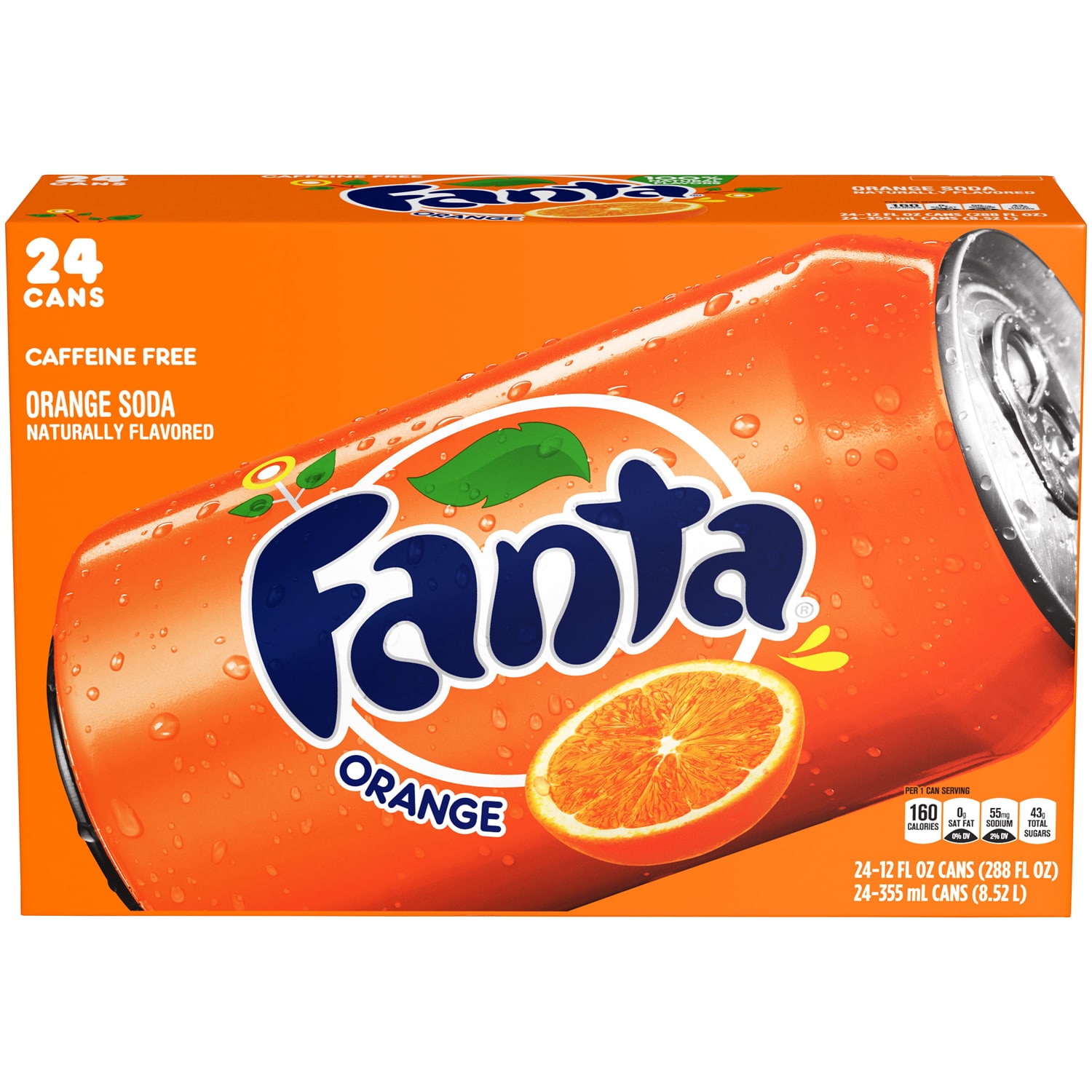 Fanta Orange, Cans