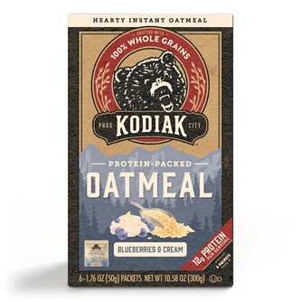 Kodiak Oatmeal Packets, Blueberries & Cream