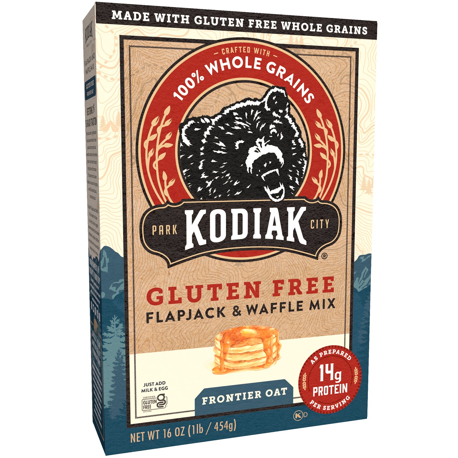 Kodiak Flapjack & Waffle Mix, Gluten Free Frontier Oat