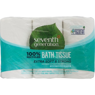 Seventh Generation 100% Recycled  2-Ply Bathroom Tissue