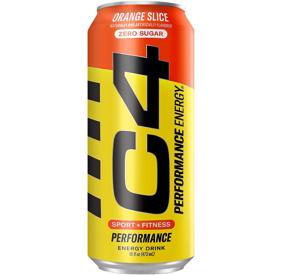 C4 Performance Energy Drink, Orange Slice
