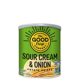 The Good Crisp Company Potato Crisps, Sour Cream & Onion