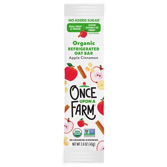 Once Upon a Farm Organic Refrigerated Oat Bar, Apple Cinnamon