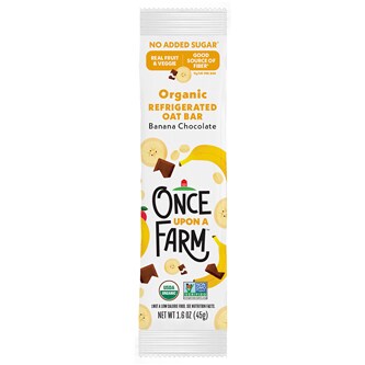 Once Upon a Farm Organic Refrigerated Oat Bar, Banana Chocolate 