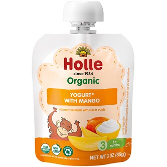 Holle Organic Yogurt Pouch, Mango