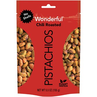 Wonderful No Shell Pistachios, Chili Roasted