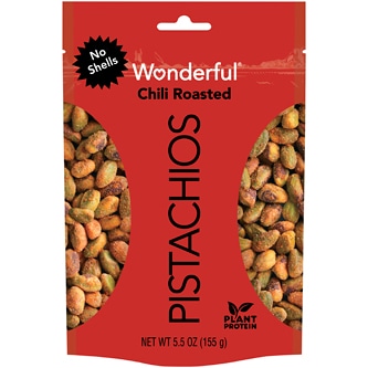 Wonderful No Shell Pistachios, Chili Roasted