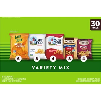Snyder's of Hanover Variety Mix, Chips & Pretzels