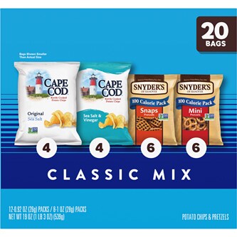Snyder's of Hanover Classic Mix, Chips & Pretzels