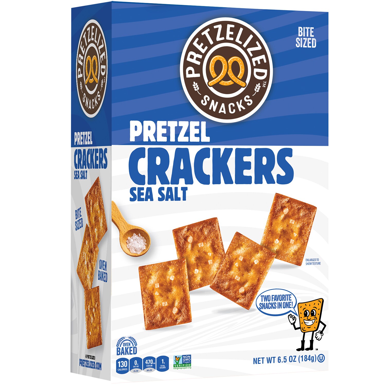Pretzelized Crackers, Sea Salt
